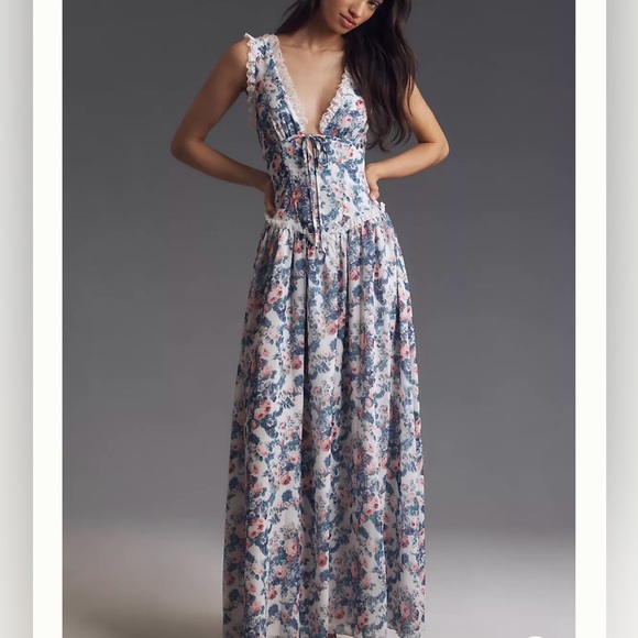 For Love And Lemons Floral Audrey Maxi Dress - Picture 11 of 13